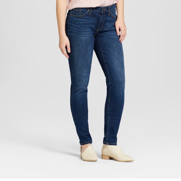 Universal Thread Denim - Universal Thread Curvy Skinny Jeans Dark Wash